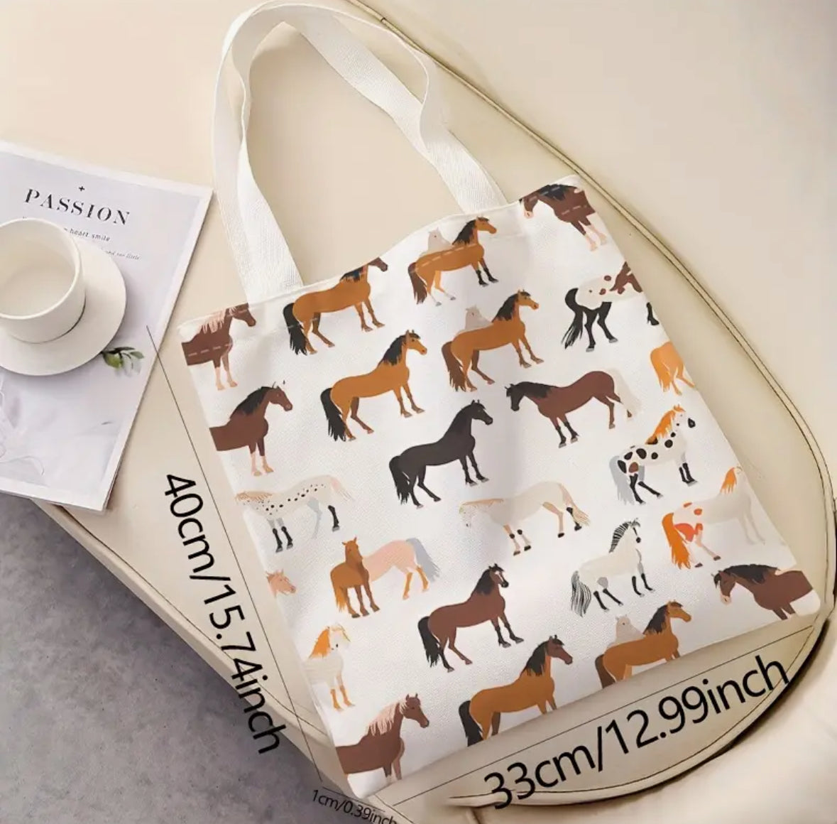 Totebag Caballos