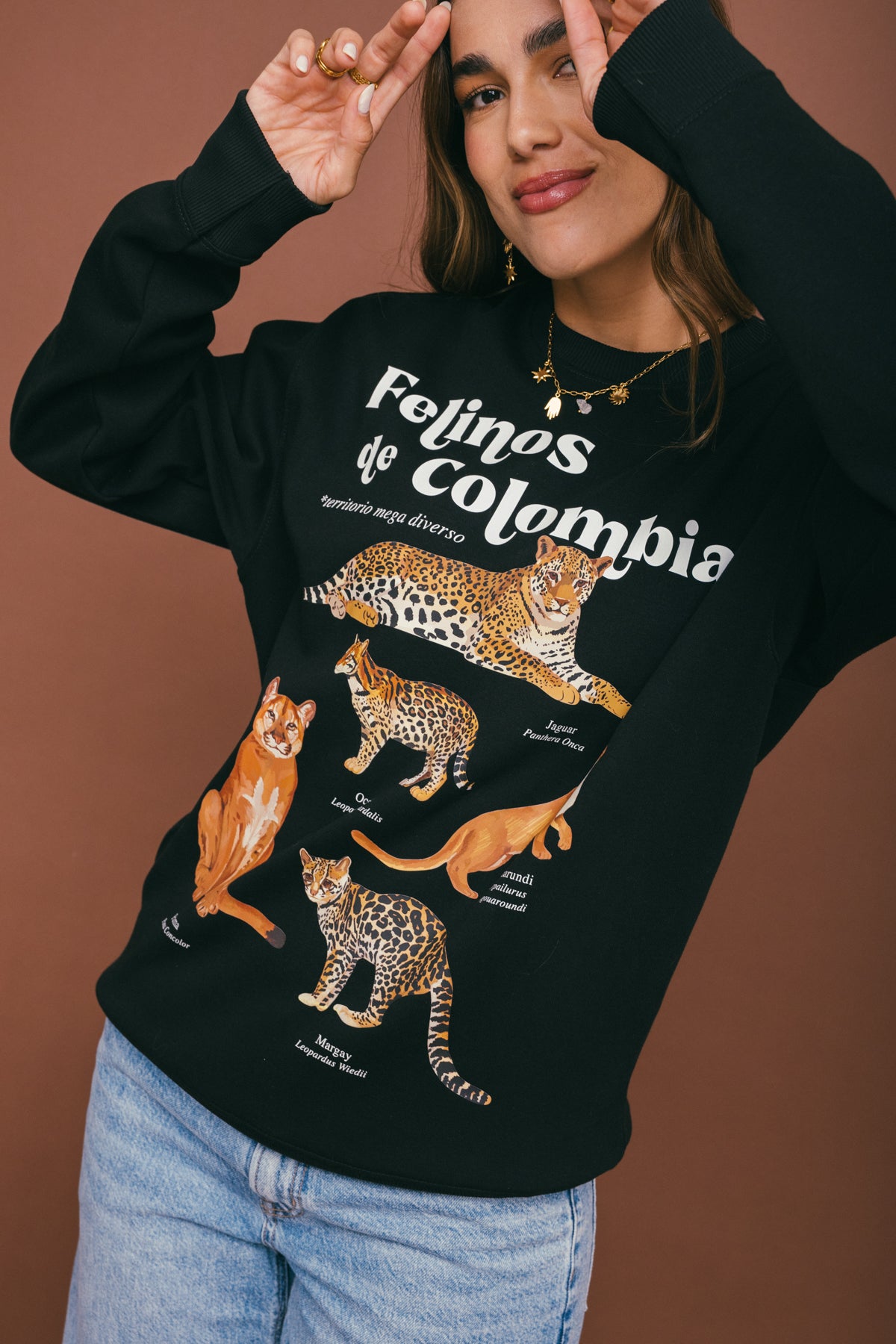 Camibuso Felinos de Colombia Negro