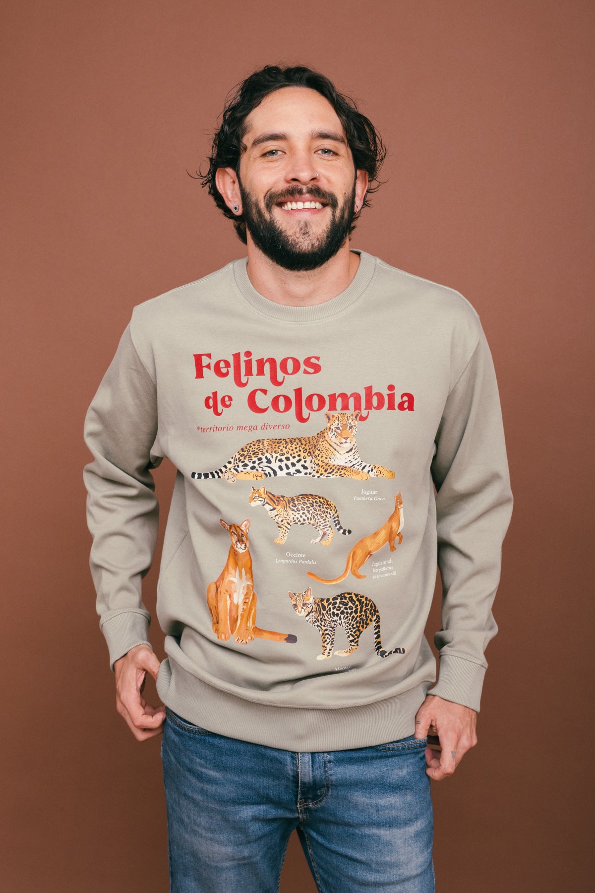 Camibuso Felinos de Colombia Verde