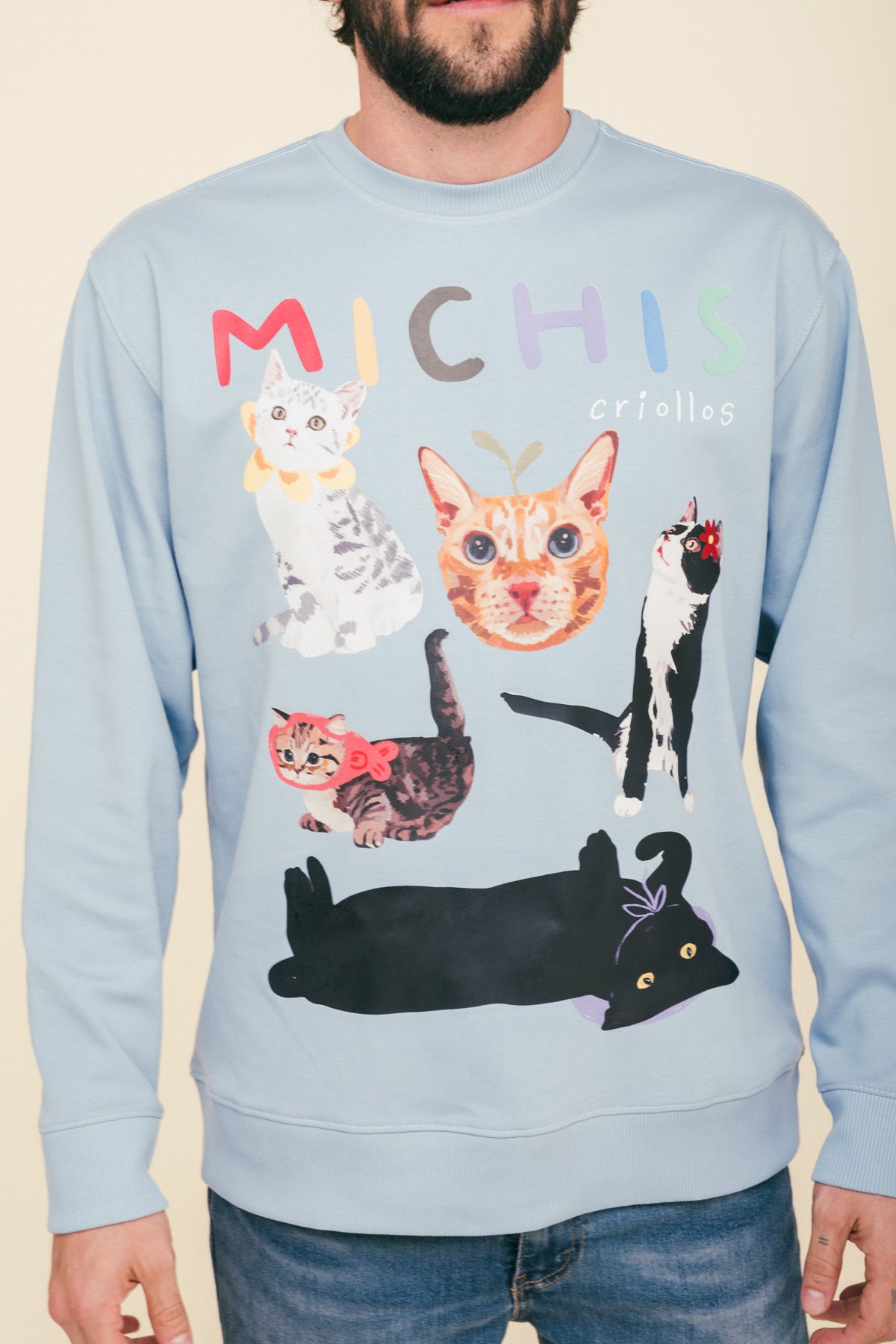 Camibuso Michis Criollos Azul