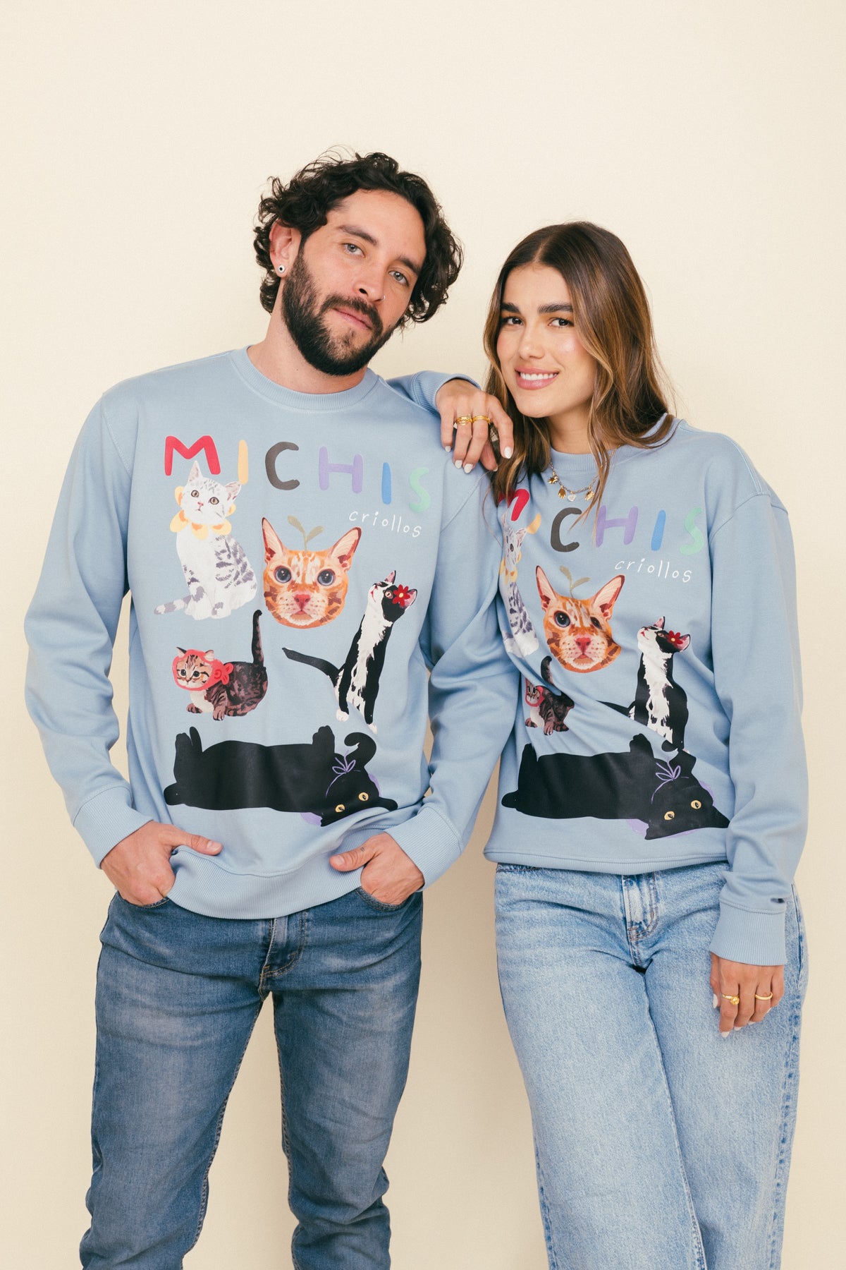 Camibuso Michis Criollos Azul