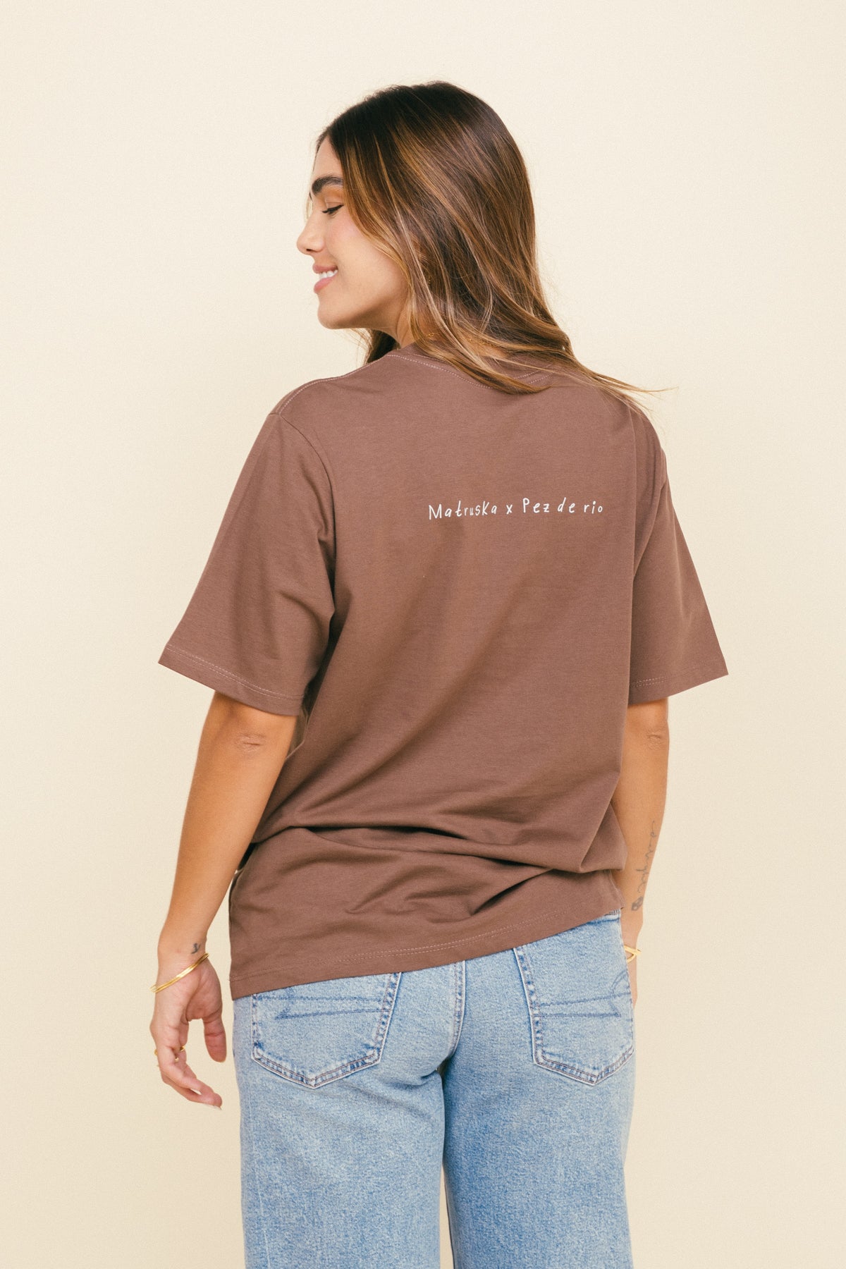 Camiseta Michis Criollos Café