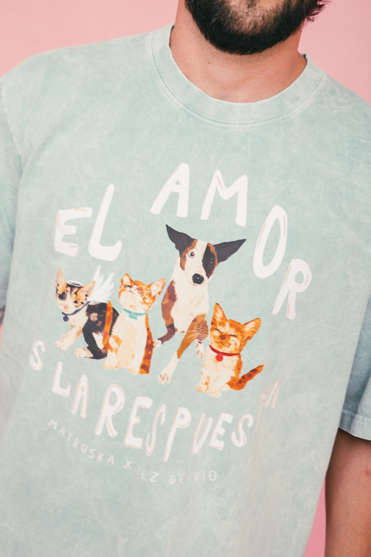 Camiseta Oversize El Amor es la Respuesta