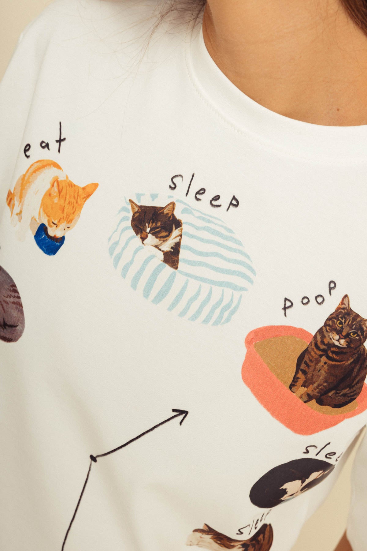 Camiseta Unisex Reloj Gatuno