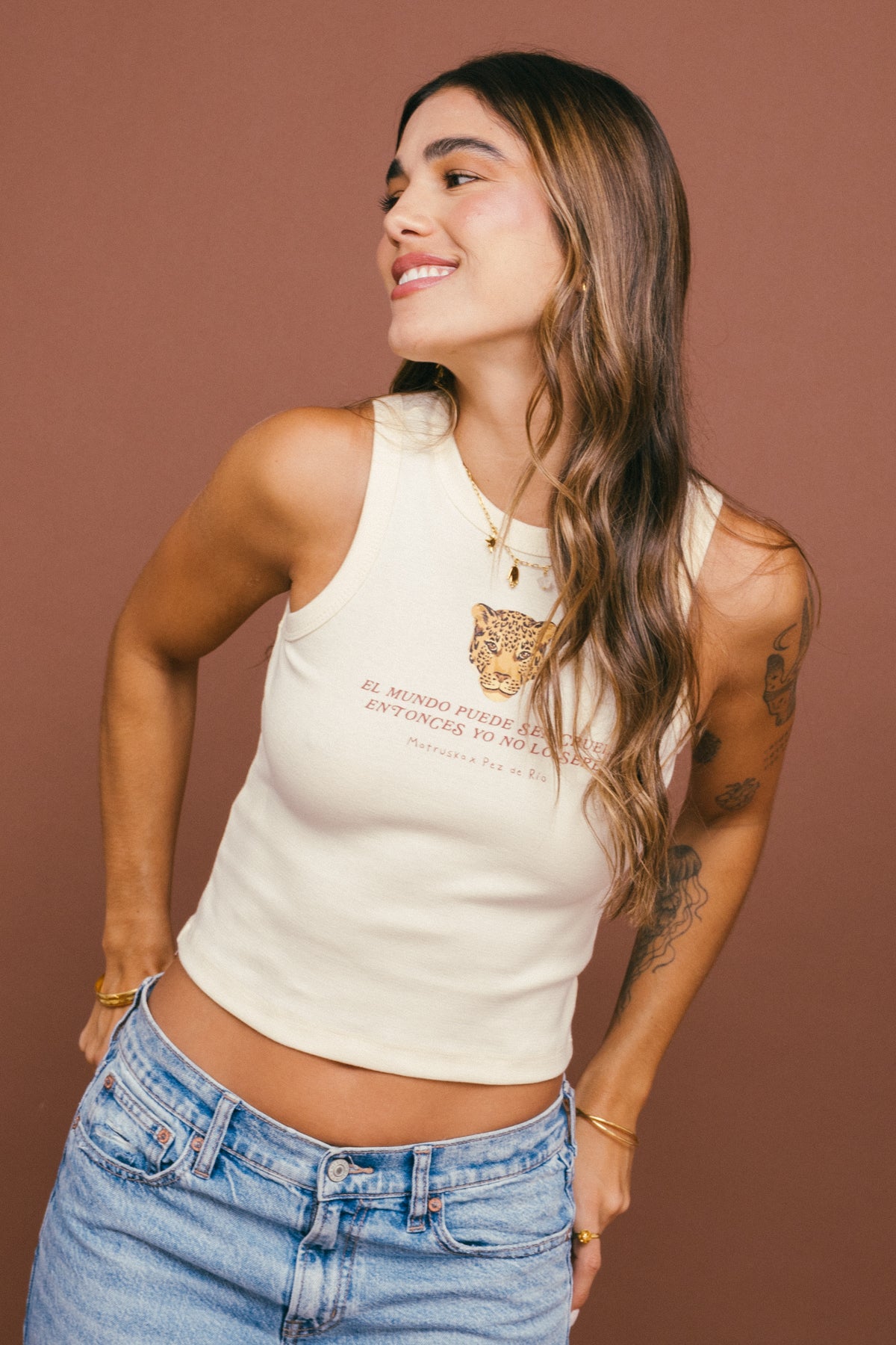 Camisilla Jaguar Vainilla