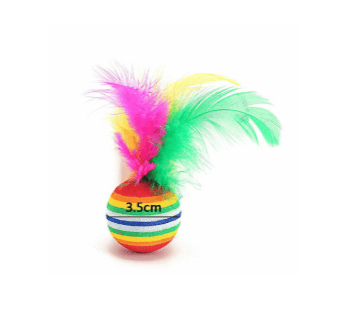 Set x3 Pelotas con Plumas