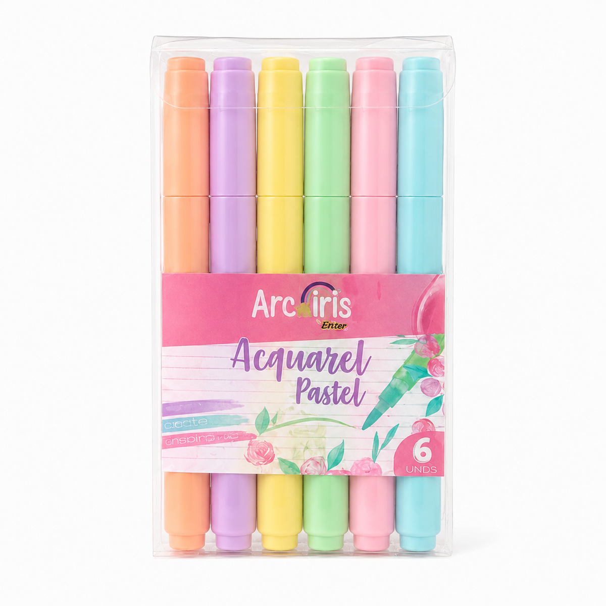 Set de Marcadores Acquarel Pastel