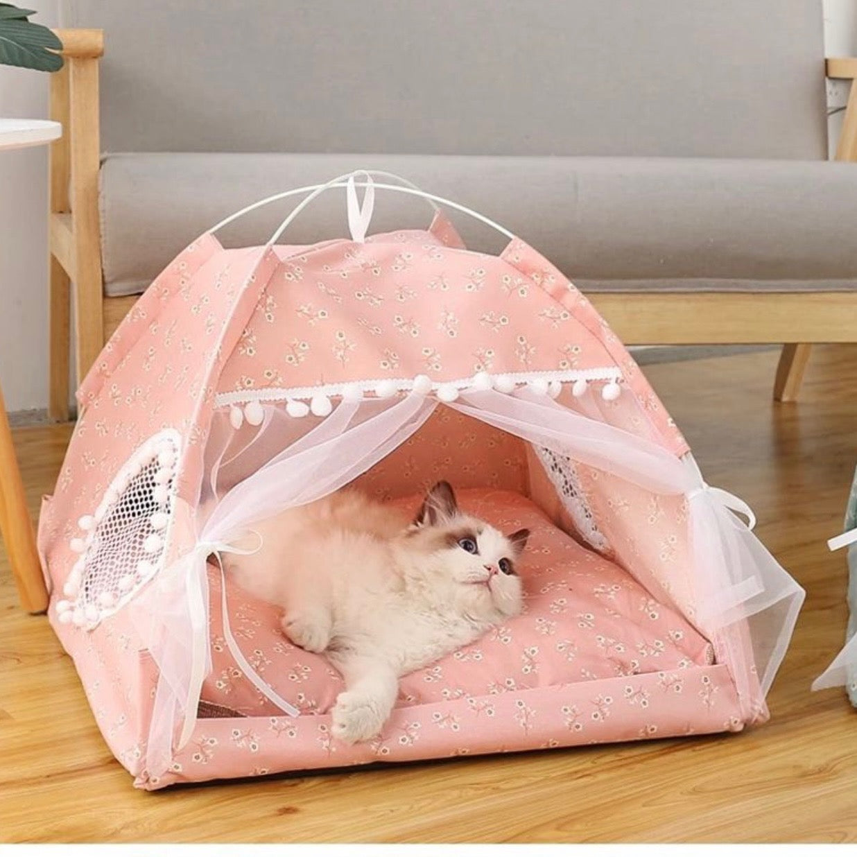 Cama Camping Grande Gris