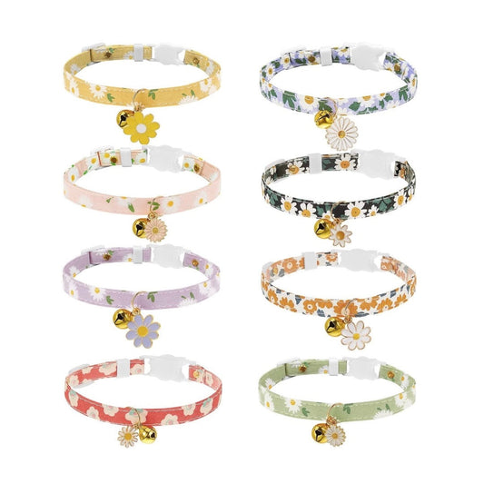 Collar Anti ahogo Graduable de Flores