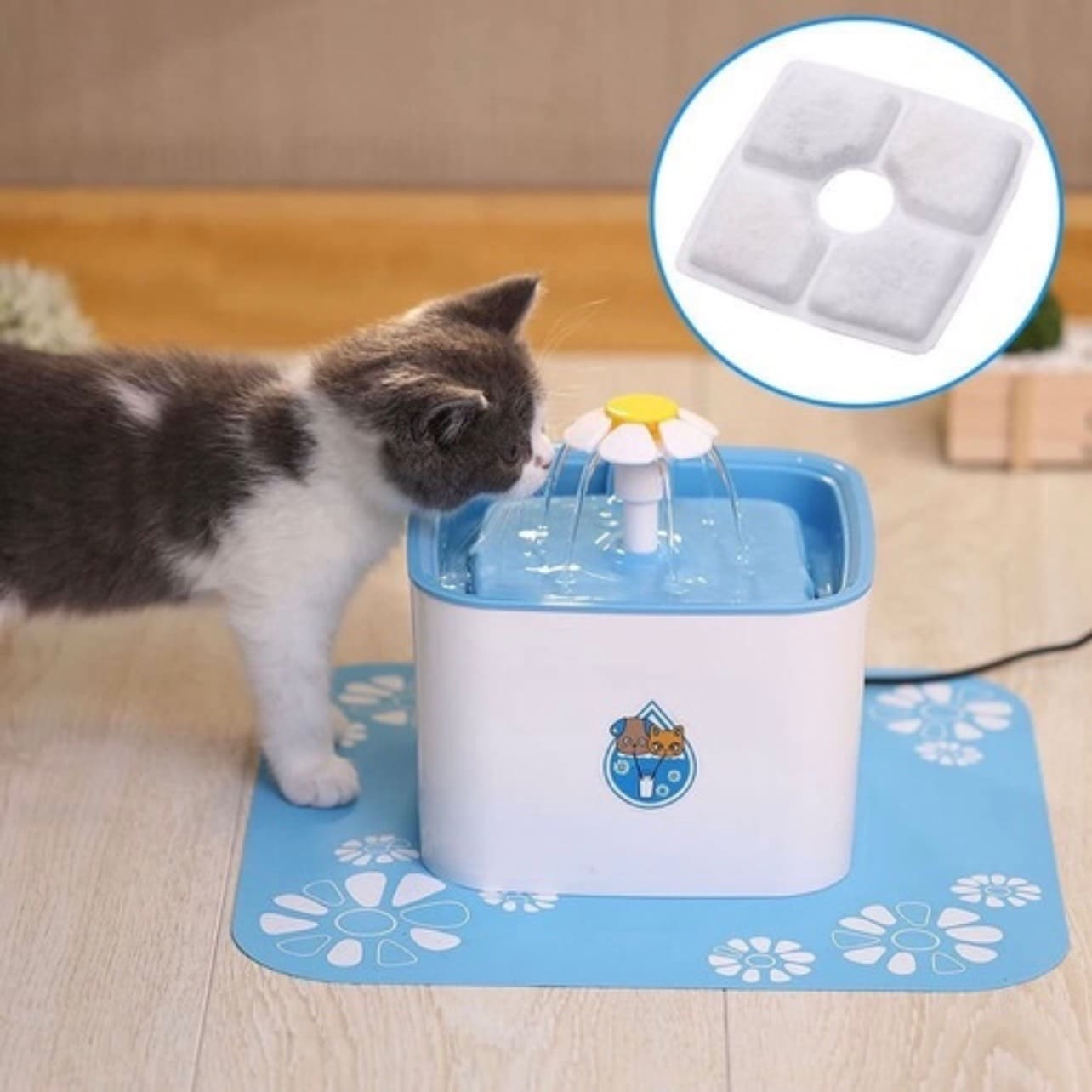 Filtro Cuadrado para Fuente de Agua xUnidad