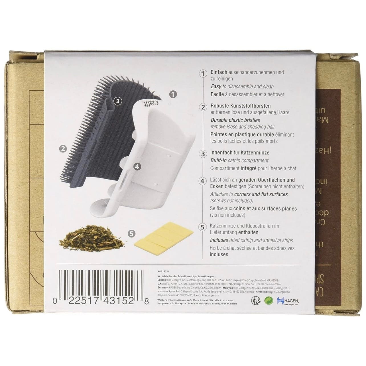 Cepillo Automasajeador Catit Para Gatos