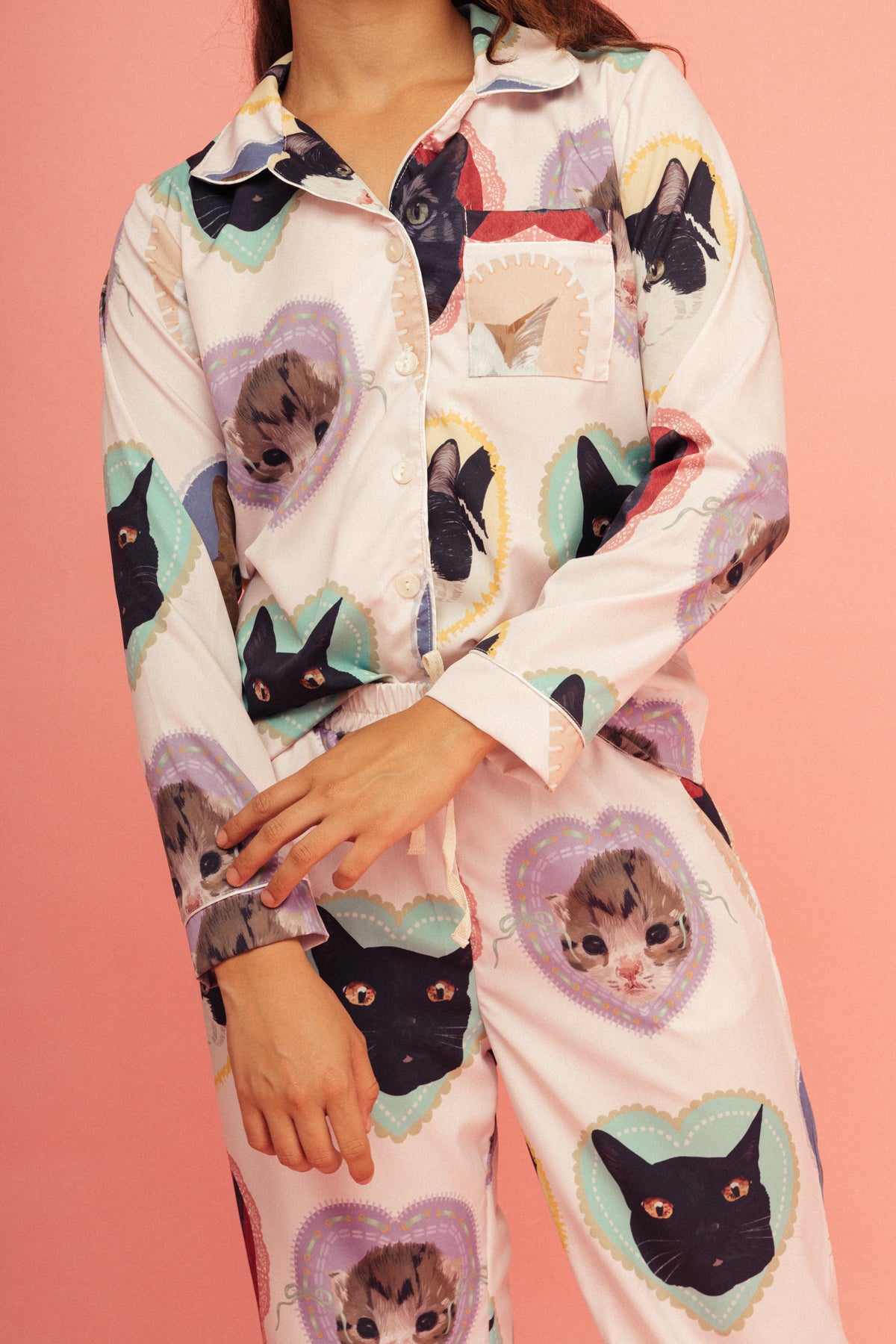 Pijama Pantalón Chimichurros Rosa