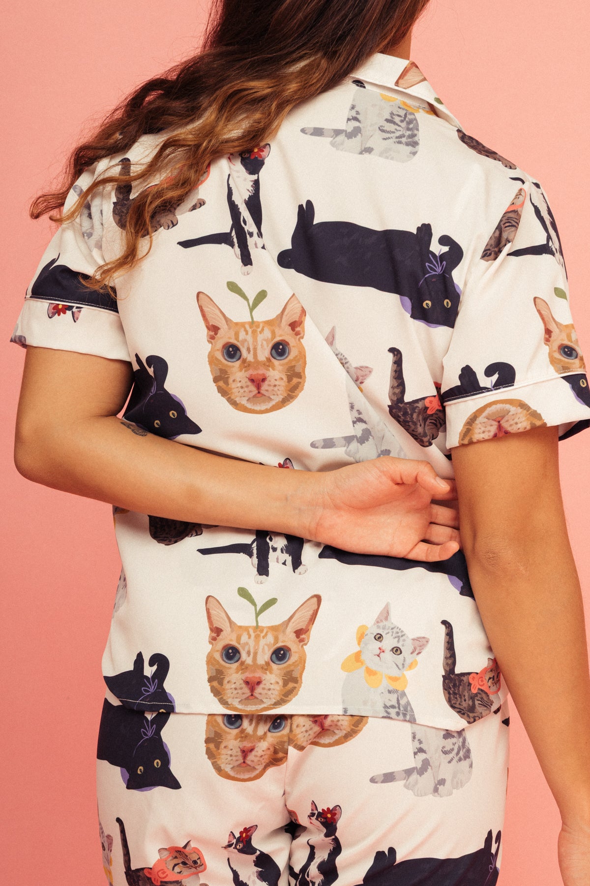 Pijama Short Michis Marfil