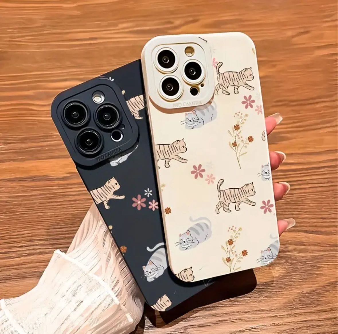 Estuche para Iphone Negro - Cat Lover