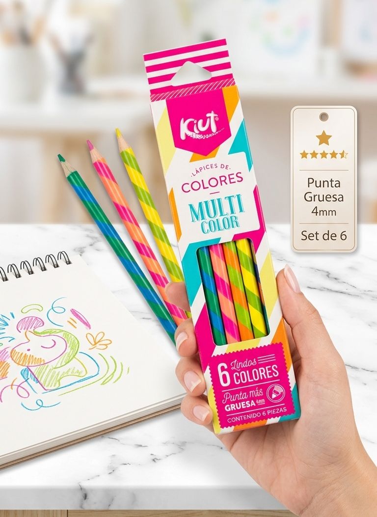 Lápices de Colores Multi-Color - Kiut