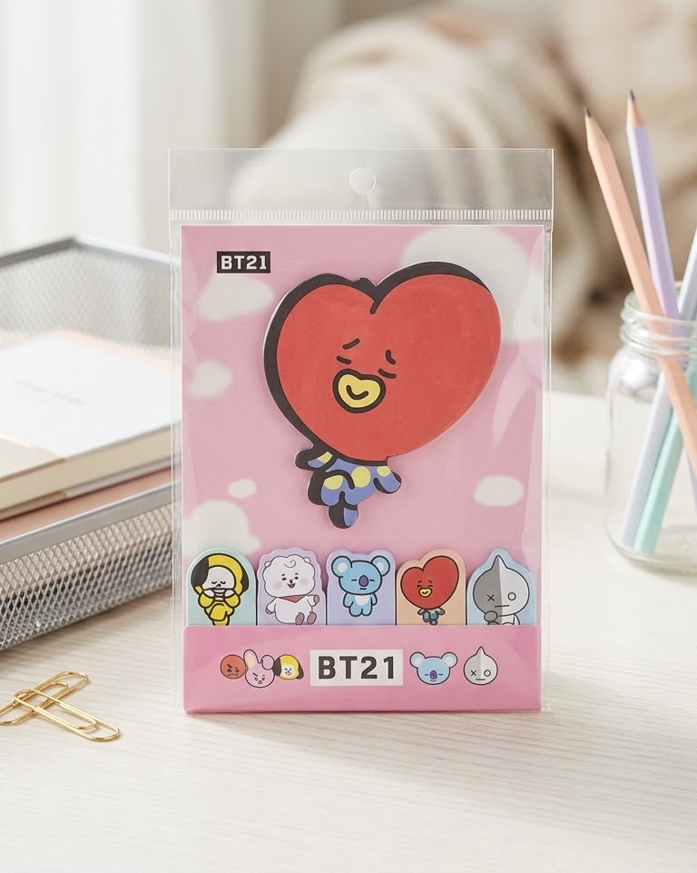 Set de Notas Adhesivas BT21