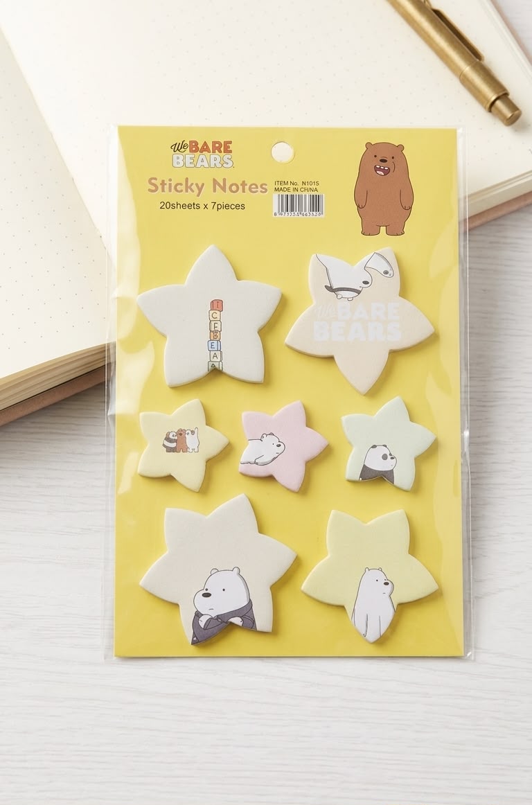 Set de Notas Adhesivas "We Bare Bears”