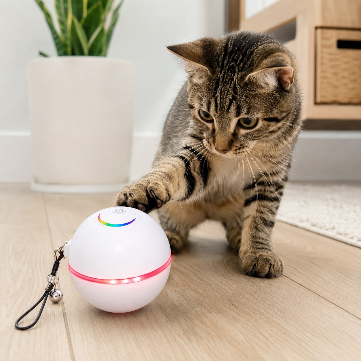 Pelota LED Interactiva para Gatos