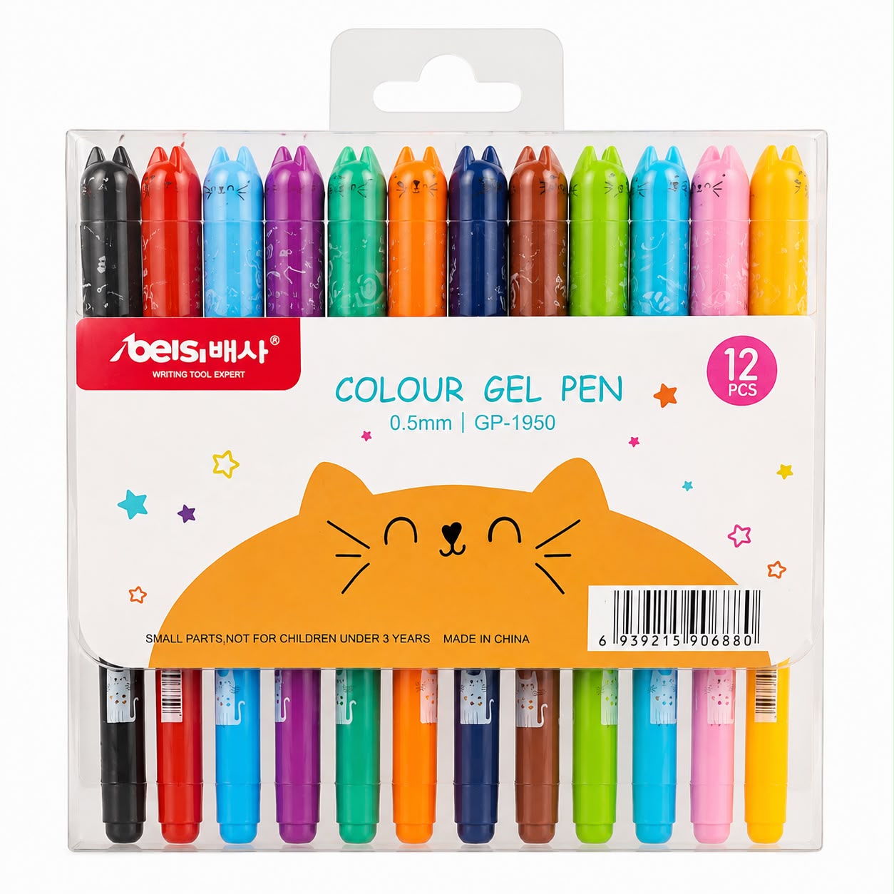 Bolígrafos Gatitos Gel x12
