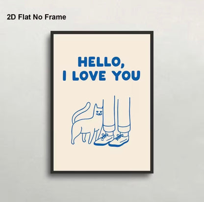 Poster sin Marco - Hello, I Love U