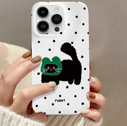 Funda para Iphone - Gatito Gorro