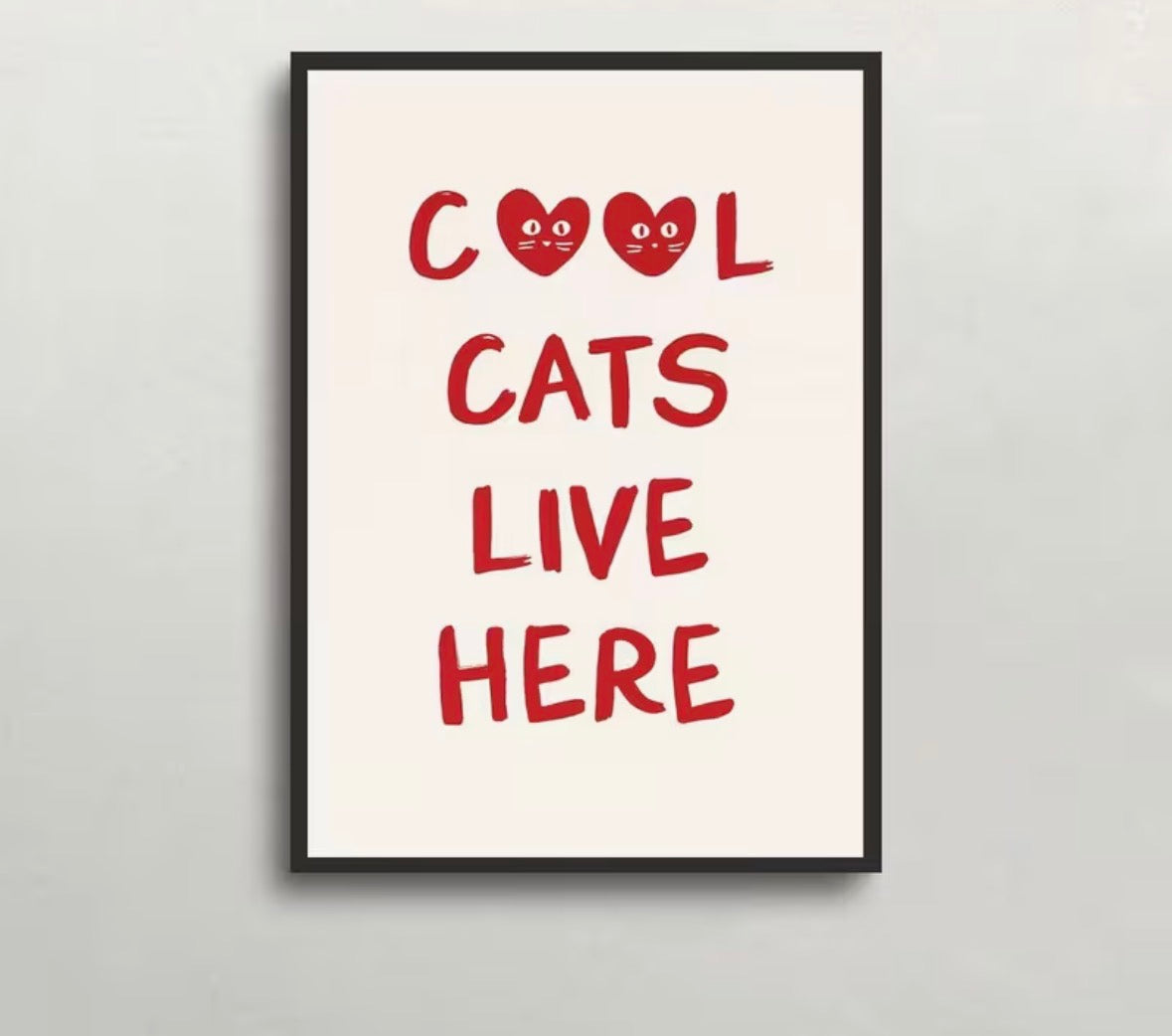 Poster sin Marco -  Cool Cats Live Here