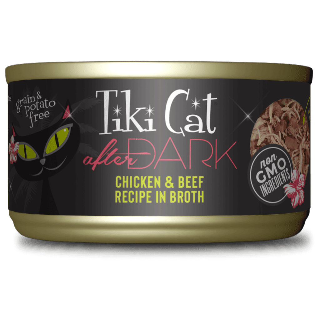 Lata Filete Tiki Cat - Pollo y Carne en Caldo 80gr