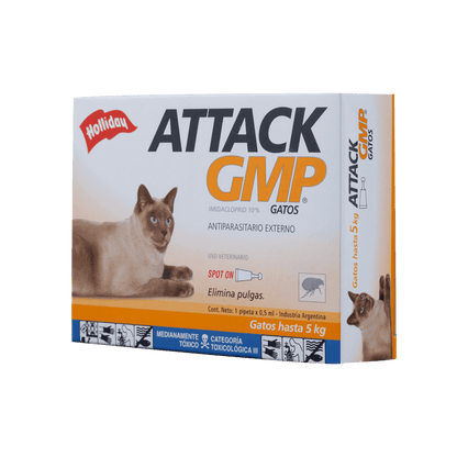 Antiparasitario Externo Para Gatos Attack Gmp 0-5kg