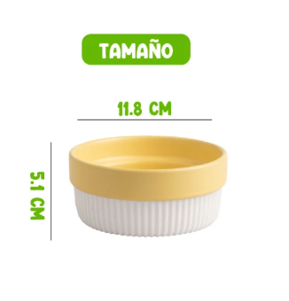 Comedero Grip Individual - Cerámica