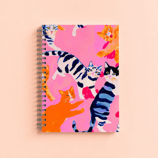 Cuaderno Rayado Gatitos