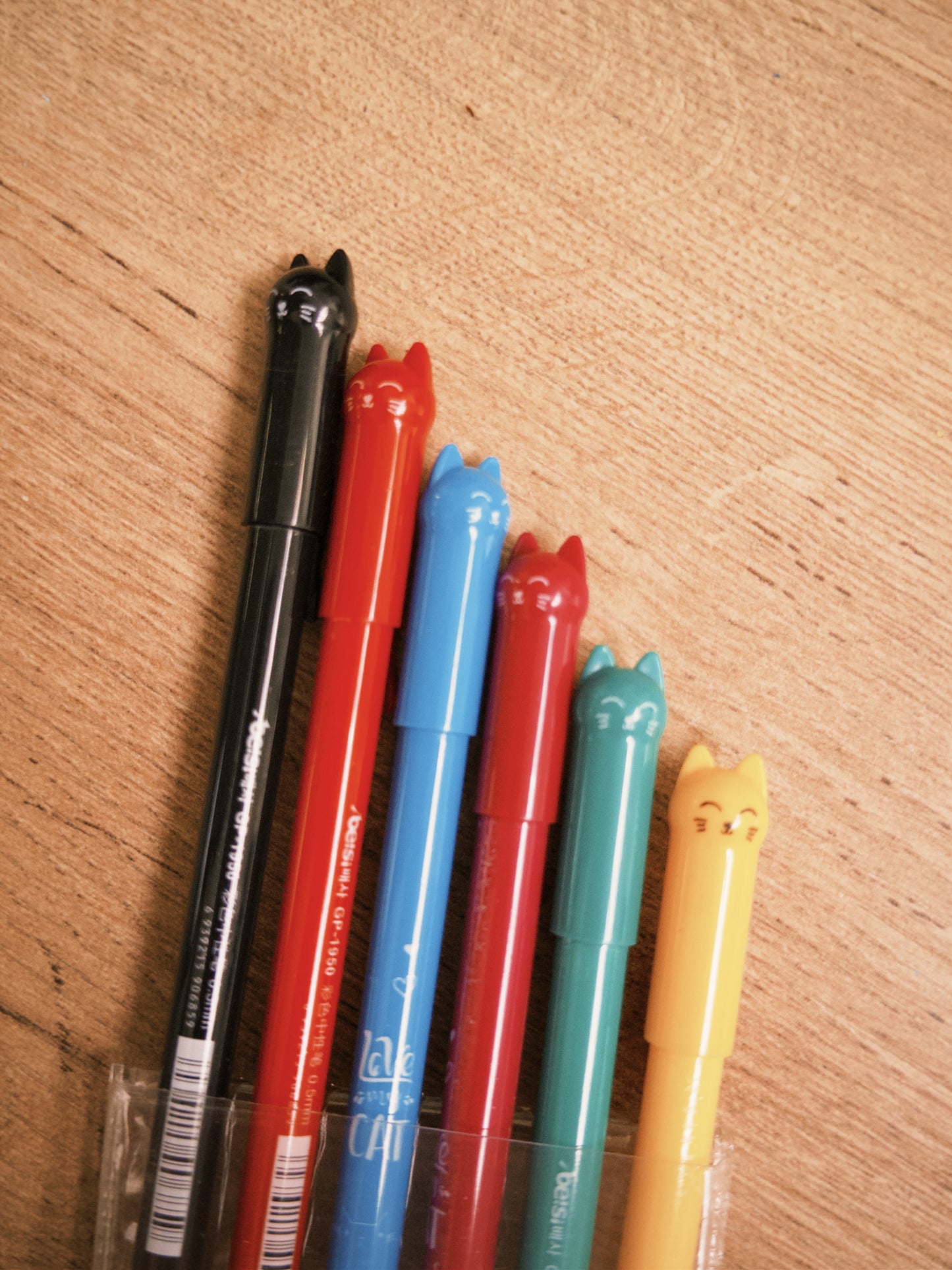 Lapiceros Gatitos X6 Unidades