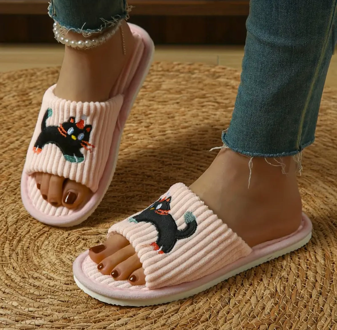 Pantuflas Color Rosado- Catlover