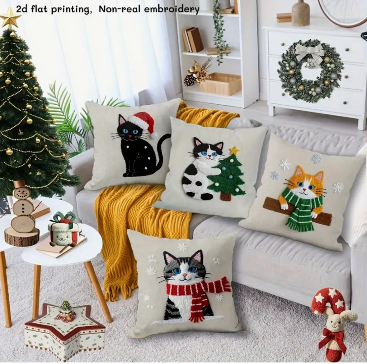 Funda para Cojines Navidad