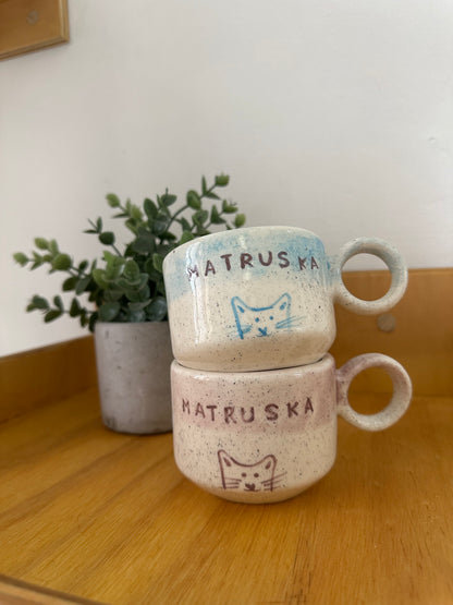 Mug Matruska en Cerámica