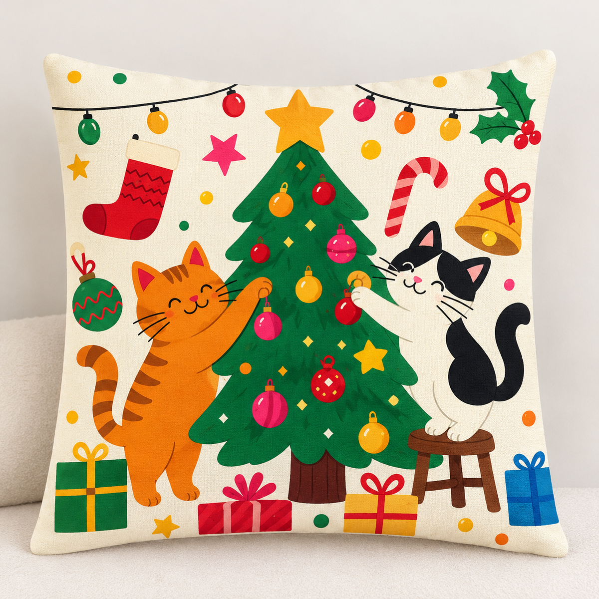 Funda para Cojín Navidad