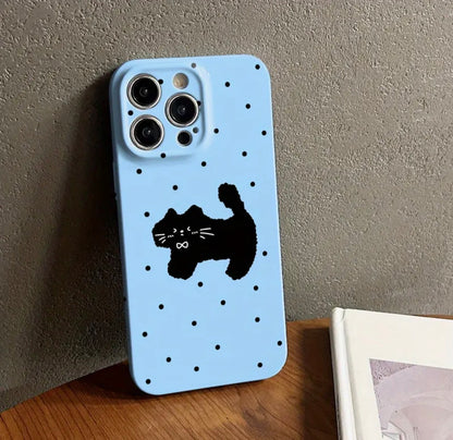 Funda para Iphone - Gatito Azul