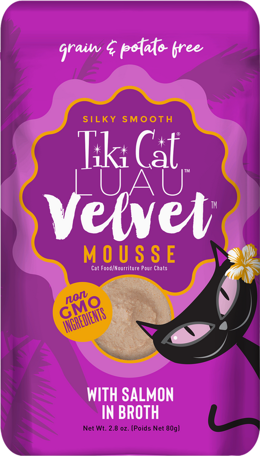 Pouch Mousse Tiki Cat - Salmón