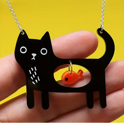 Collar Gatito Pez