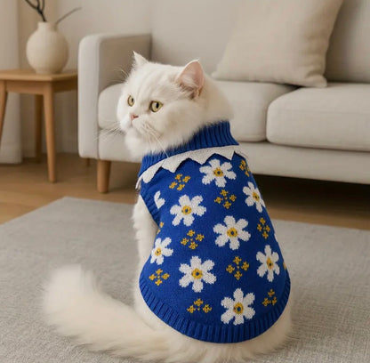 Suéter para Gato - Flores