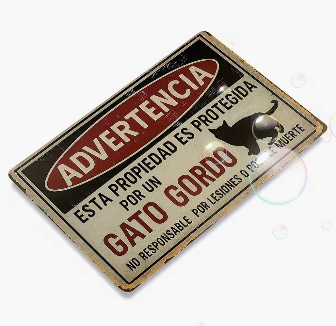 Letrero Advertencia