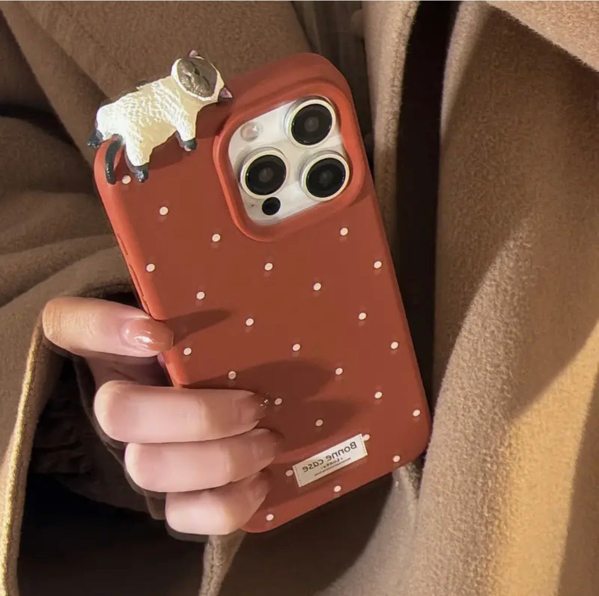 Funda para Iphone - Gatito Marron