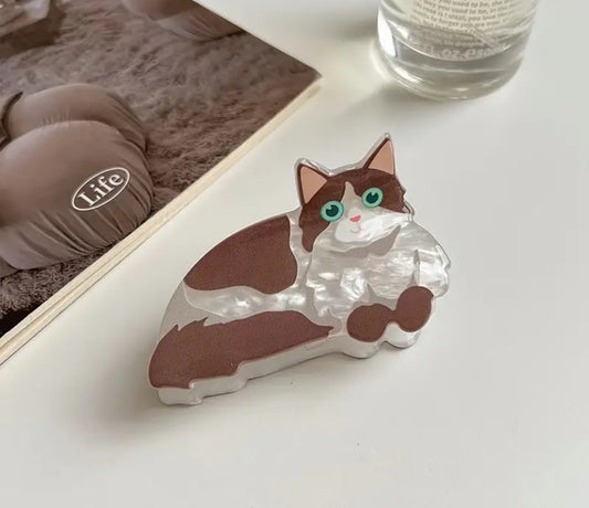 Pinza para el Cabello - Gato Peludo