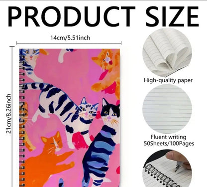Cuaderno Rayado Gatitos
