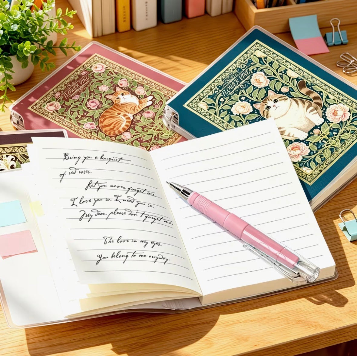 Agenda Vintage con Bolígrafo