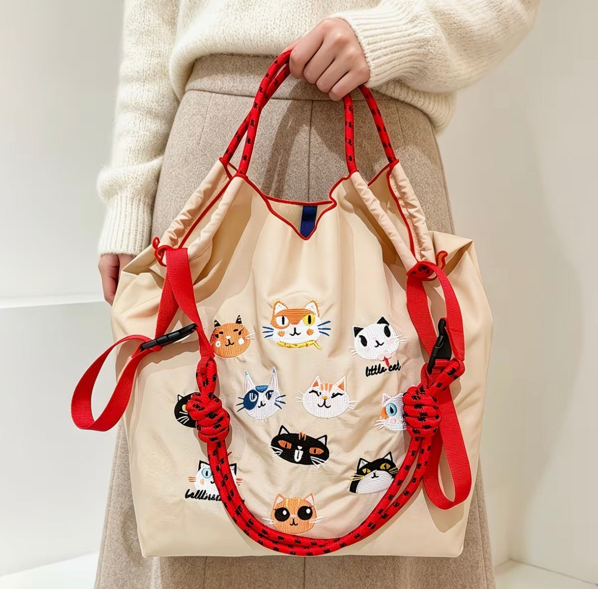 Bolso para Cat Lover - Beige