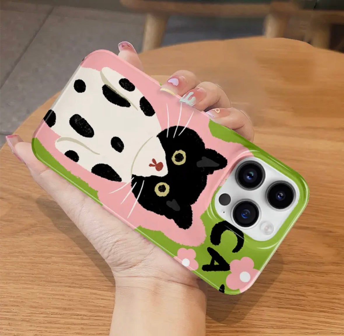 Funda para Iphone - Gatito Verde