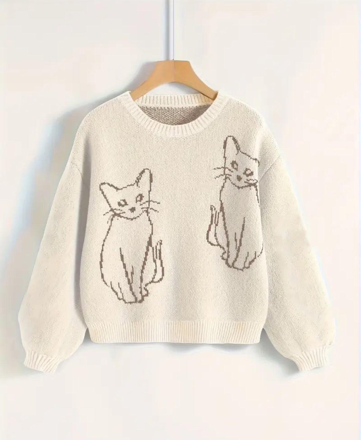 Sueter Cuello Redondo Marfil