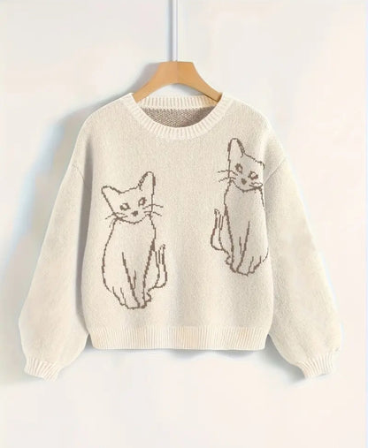 Sueter Cuello Redondo Marfil