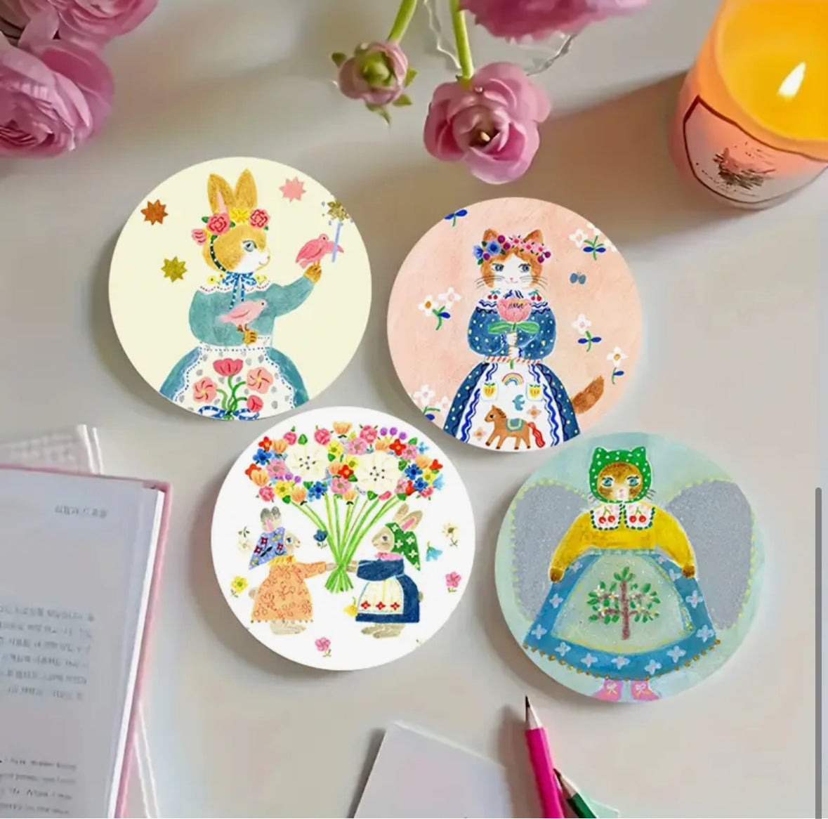 Juego de Portavaso X6 Unidades