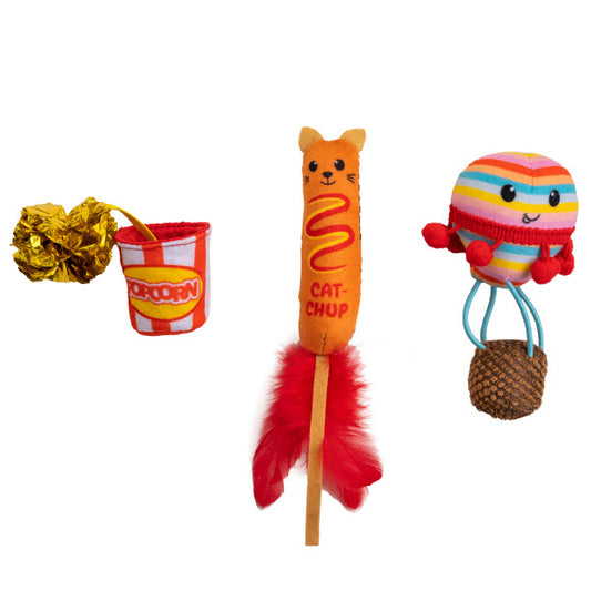 Catstages Pawrty con Catnip - Paquete X3